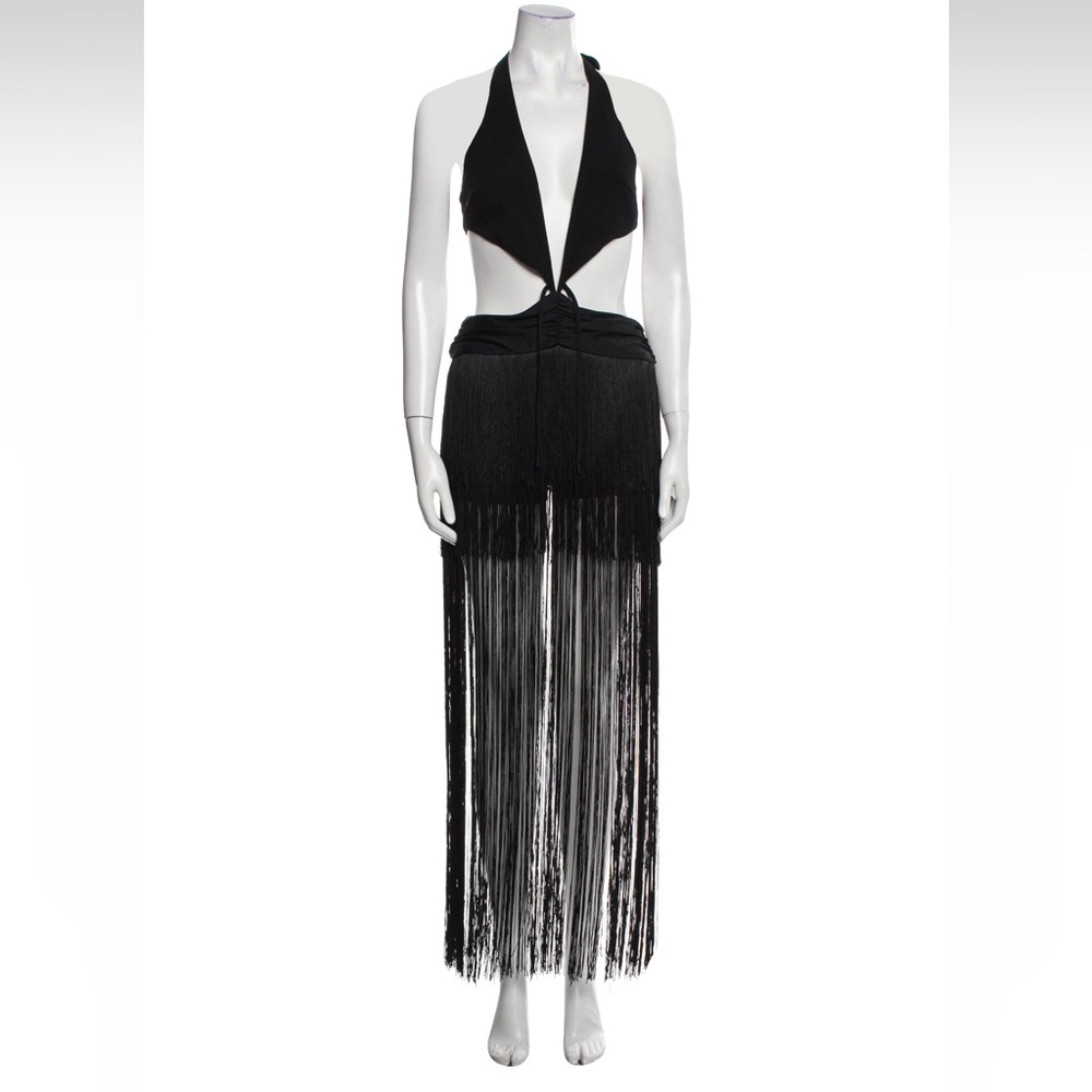 Michael Costello x Revolve Halterneck Mini Dress (Size S)